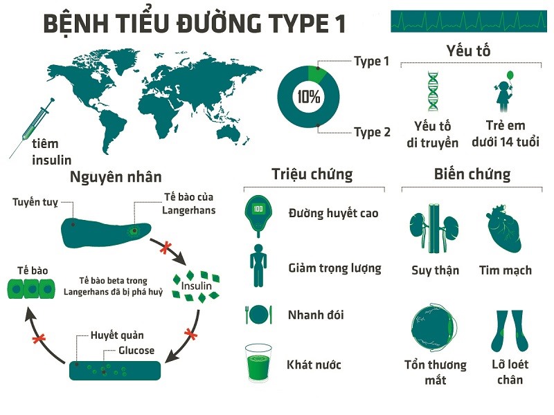 Đái tháo đường type 1 là gì?